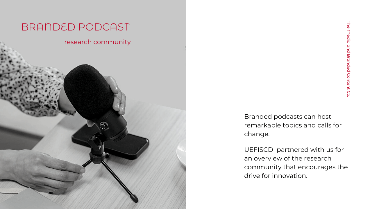 branded podcast research community