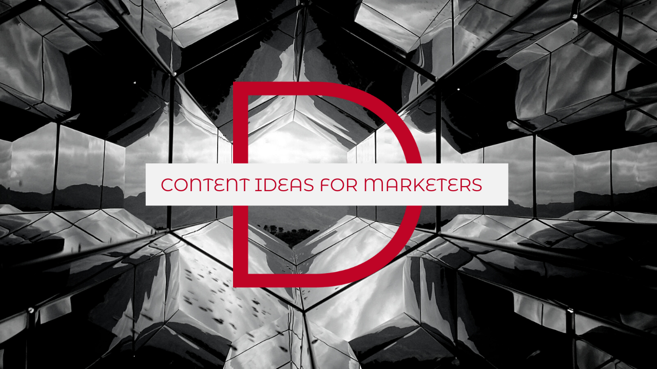 Train your brain to be creative. Content Ideas for marketers